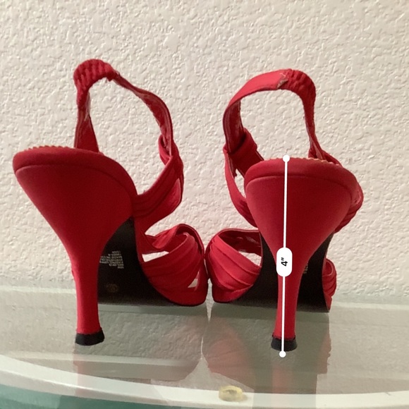 Cute, Hot Red Sling Back Heels. #JacquelineFerrar #10 - Picture 7 of 7